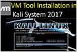 Kali Linux 2017.3 Installation VMware Tools